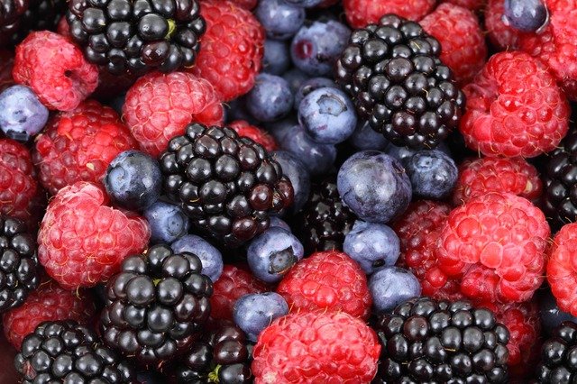 Frutas energéticas para atletas - berries