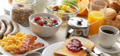 Café da manhã ideal para atletas